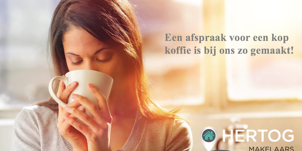 Afspraak voor kop koffie Afspraak maken met Hertog Makelaars